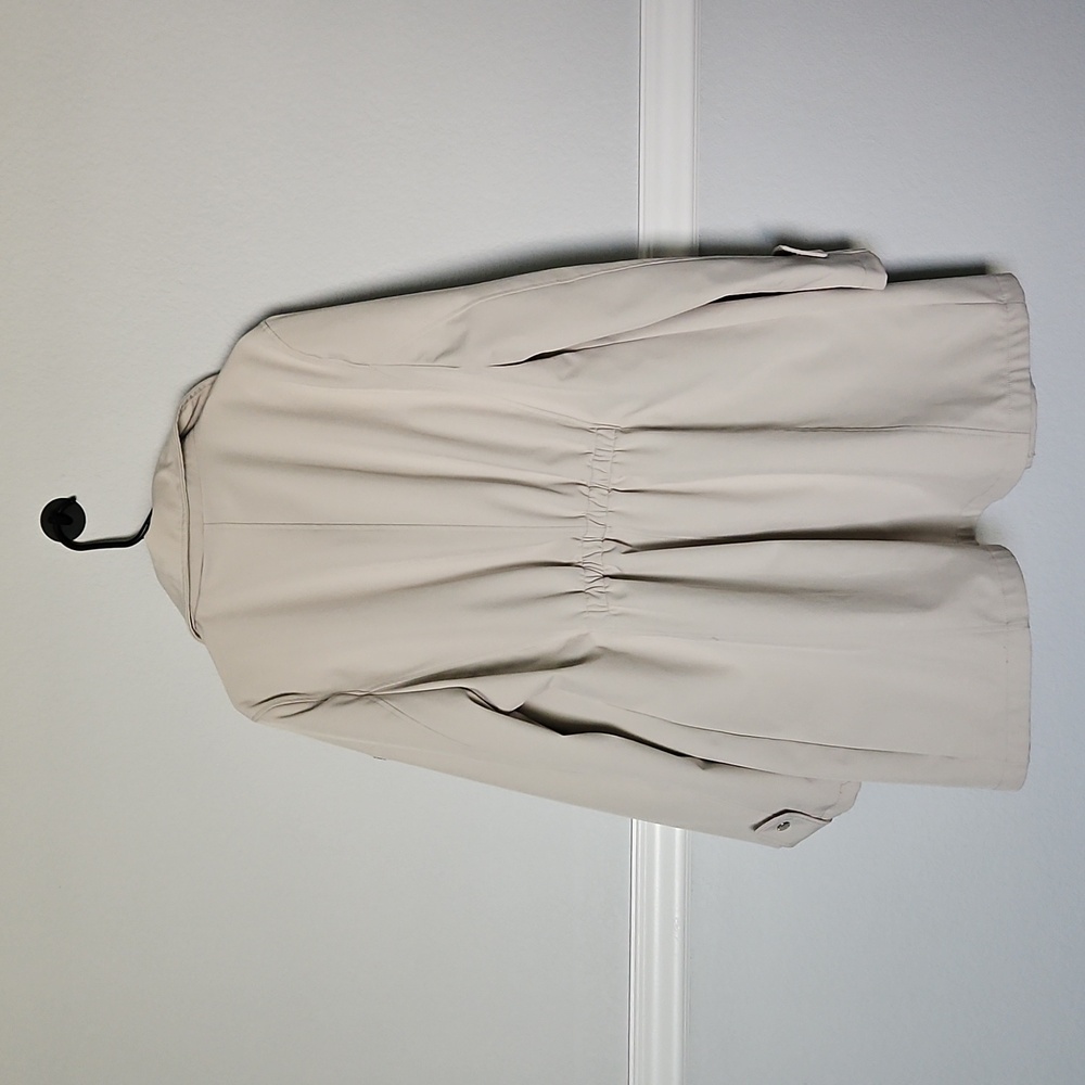 Tommy Hilfiger Trench Rain Coat Removable Hood Tan XL - Picture 11 of 11